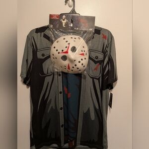 Friday the 13th Graphic Tee - Black and Gray